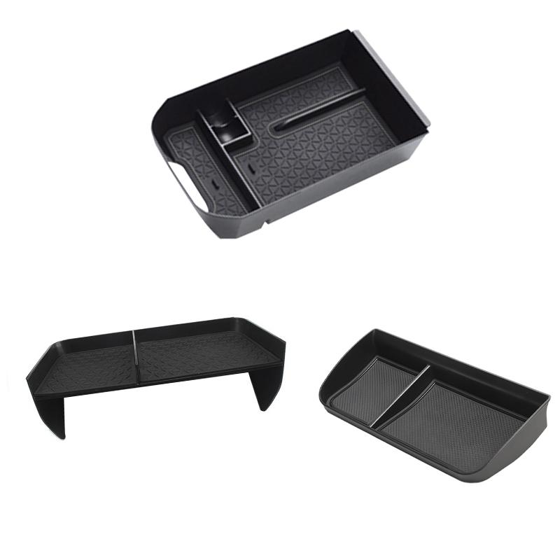 For Toyota RAV4 XA50 2019~2026 RAV 4 Hybrid Car Dashboard Organizer Tray Armrest Storage Box Sundries Layered Pocket Accessories