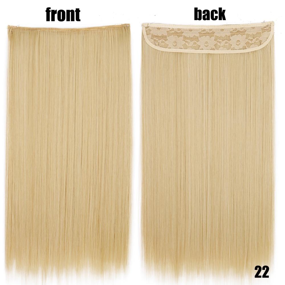 XINRAN 22-дюймова модна жіноча перука з невидимою волосінню для нарощування волосся, стійка до високих температур, синтетична хвиля без застібок