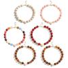 Chunky Beaded Choker Bohemian Colorful Beads Necklace Summer Holiday Necklace for Women Daily Wear Party Beach Vacation