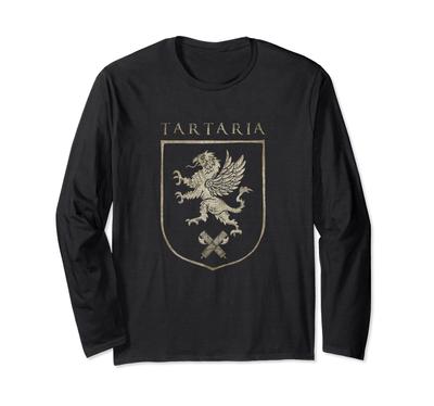 Tartaria Tartaria Empire Tartaria Family Crest Long Sleeve - Griffin, T-shirt