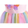 Unicorn for Girls Set with Headband and Necklace, Premium Fabric, 5-6 Years, 130 Cm, Pink
