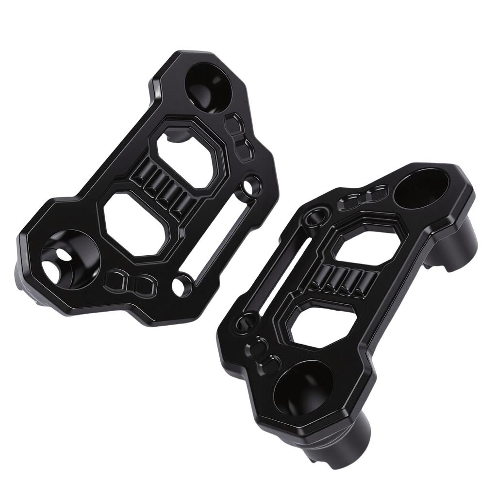 2PCS LED Light Bar Hood Mounting Bracket A Pillar Fog Light Pod Bracket Replacement for Jeep Wrangler JL JLU 4xe JT