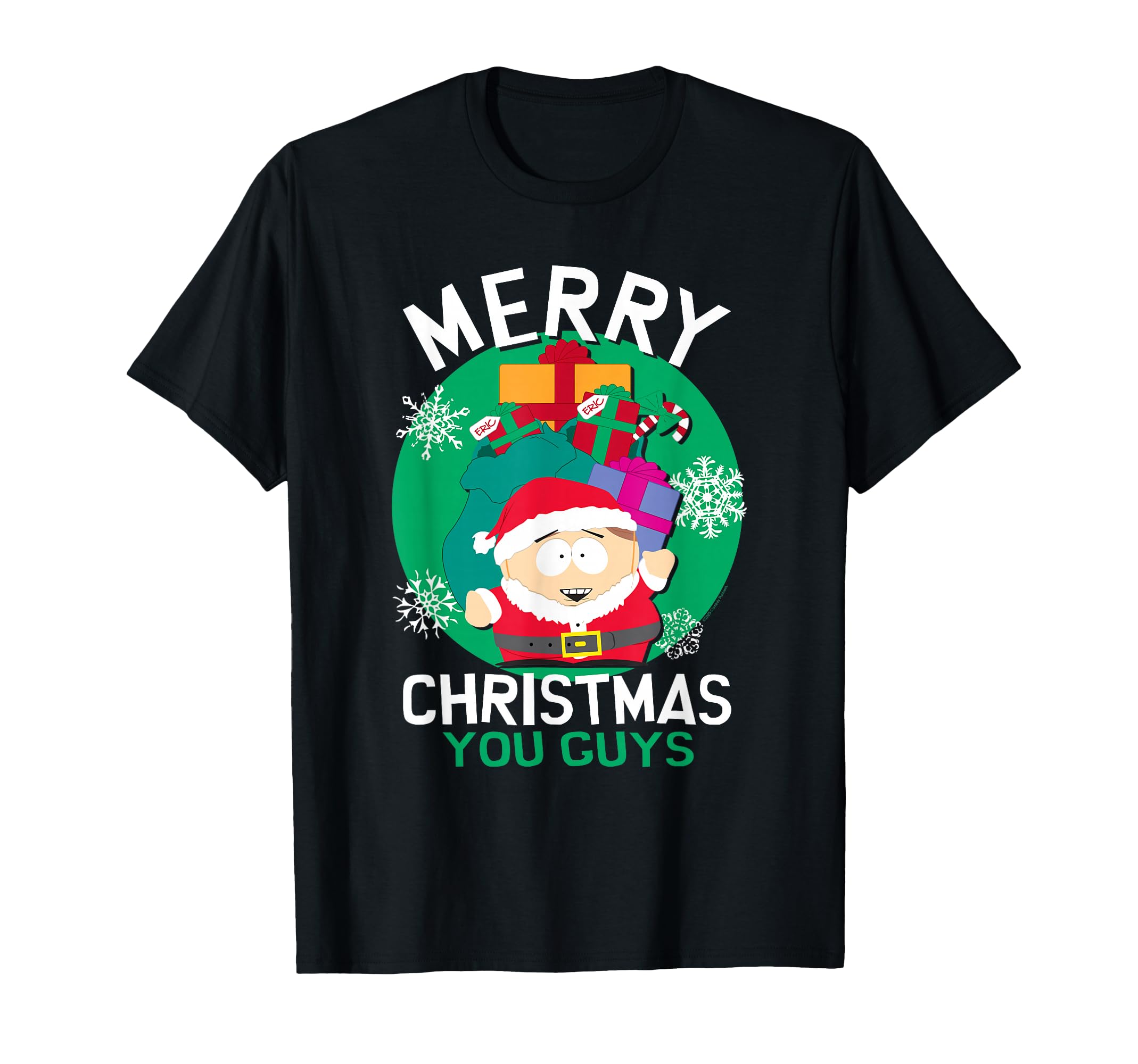 

Саут Парк З Різдвом Картман Смішна Святкова Мультяшна Футболка