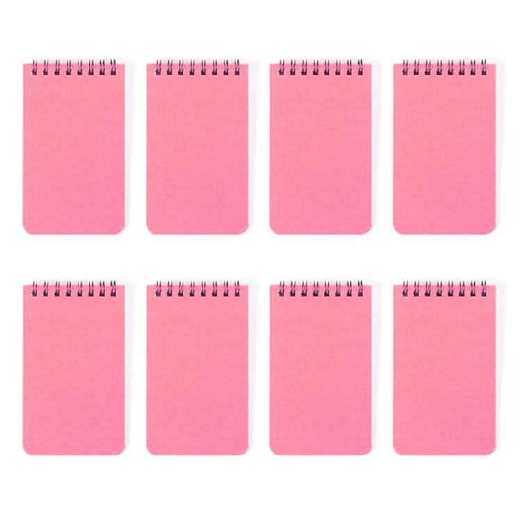 8Pieces Small Twin-Wire Binding Notebook 80 Sheets Unlined Pocket Notepads Small Wirebound Notepads Small Notebook