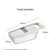 Multi-Functional Kitchen Vegetable Cutter with Shredder, Slicer, and Draining Basket