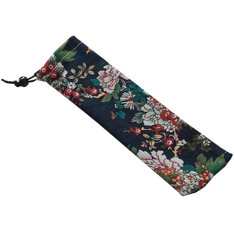 Cutlery Bag Reusable Travel Drawstring Pouch For Kitchen Tableware Fork, Spoon