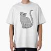 Books and Cats and Books and Cats Oversized T-Shirt