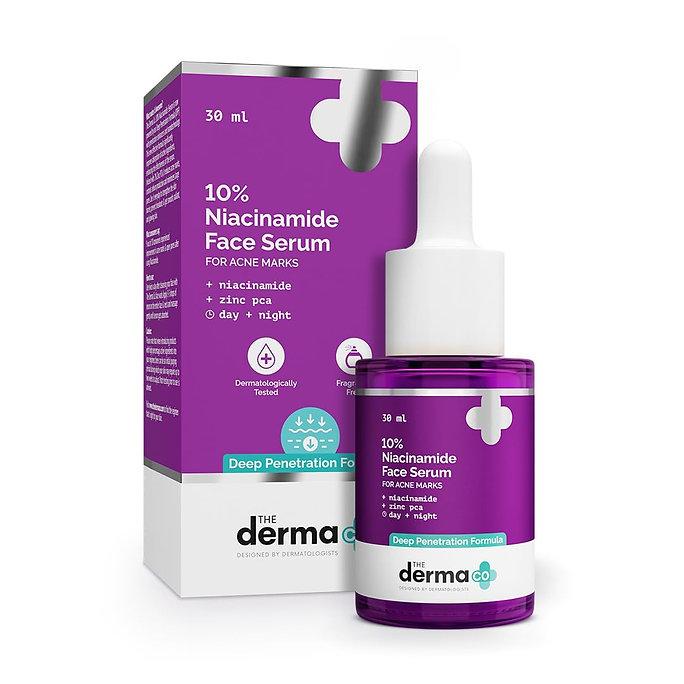 The Derma Co 10% Niacinamide Serum, 30ml Each (Pack of 2)