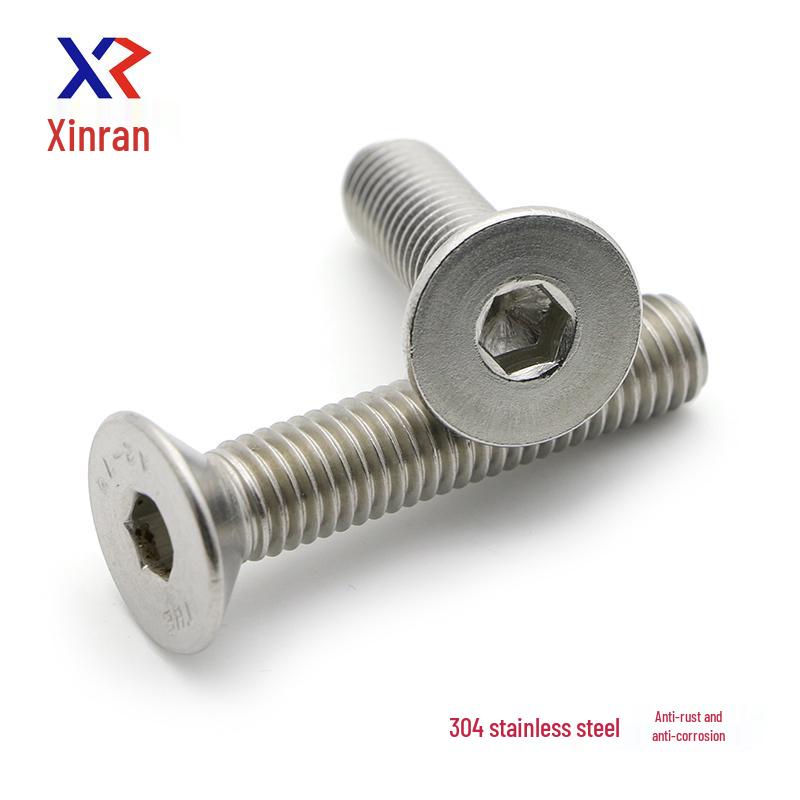 304 Stainless Steel Flat Head Hex Socket Screw (M3*4-50) - DIN7991