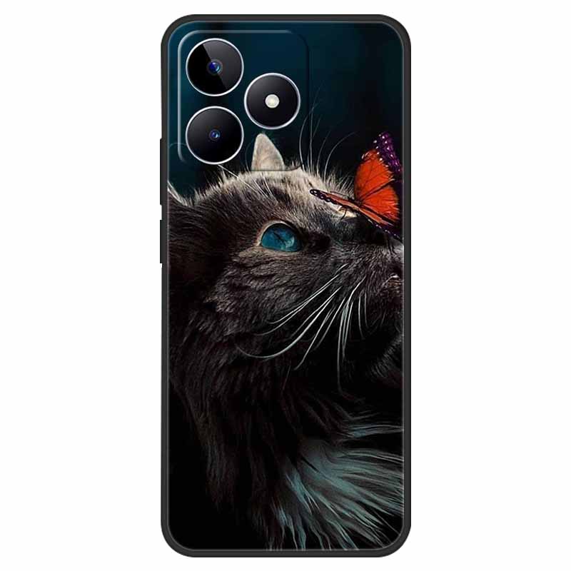 For Realme C53 Case Shockproof Soft silicone TPU Back Cover For OPPO Realme C53 4G Phone Cases Cartoon RealmeC53 C 53 2023