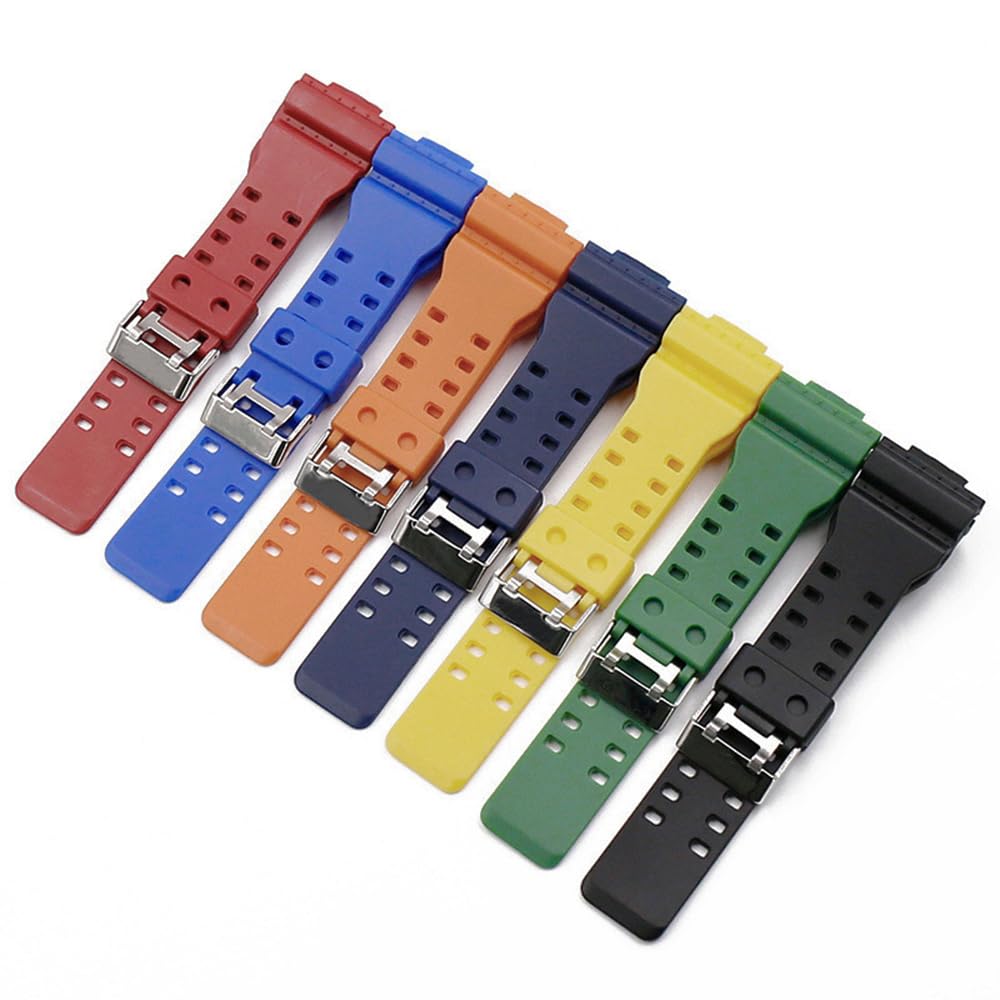 16mm Breite Wasserdichte Uhr Kompatibel mit Original Casio Kompatibel mit und Armband, Bänder, G-8900A, GR-8900A, GW-8900A, GA-110, GA-100, GD-100, GD-110