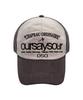 Awoseiawo Lettering Logo Ball Cap Brown/Beige