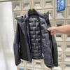 Men's High-End 3-in-1 Hooded Down Jacket - Windproof & Rainproof Storm Coat