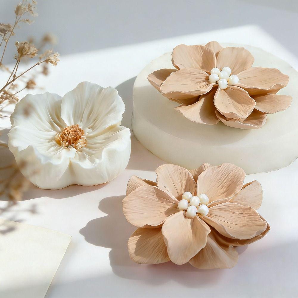 Silicone Aromatherapy Candle Mold 3D Baking Mold Creative Plaster Mold  Home Decor