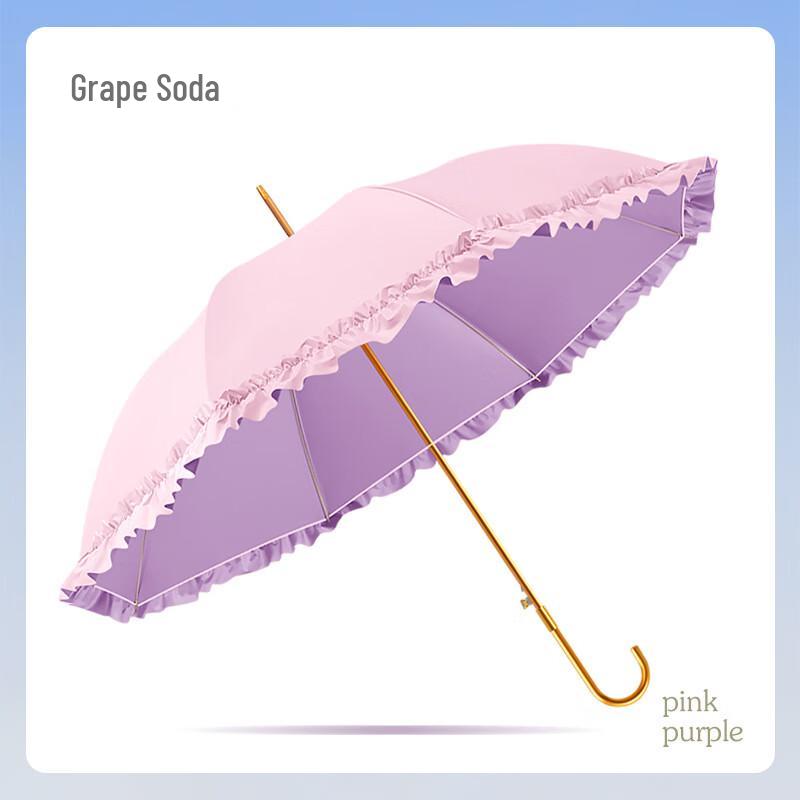 Nanqiao NQ-911 Floral Lace UV Protection Straight Umbrella