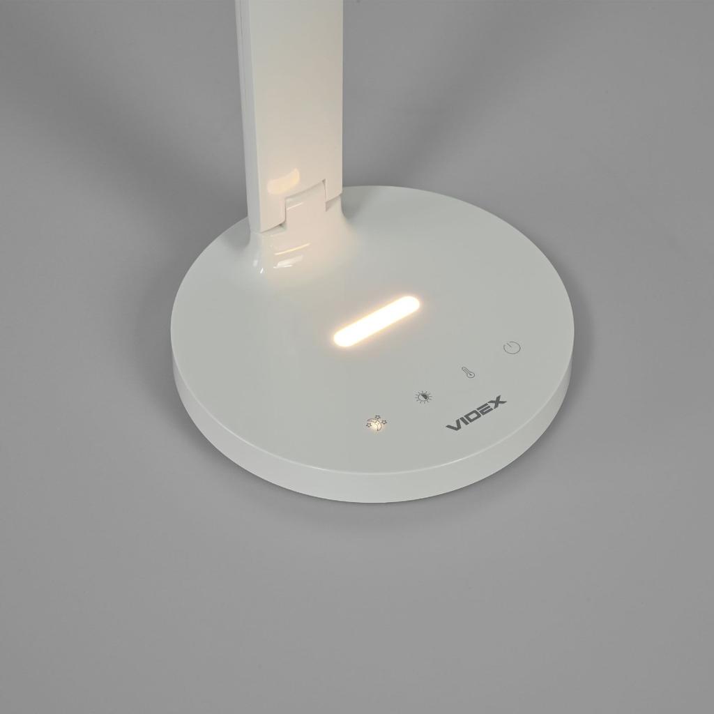 Lampka Biurkowa Akumulatorowa Led 5W 250Lm Ściemnialna Zmiana Barwy Videx