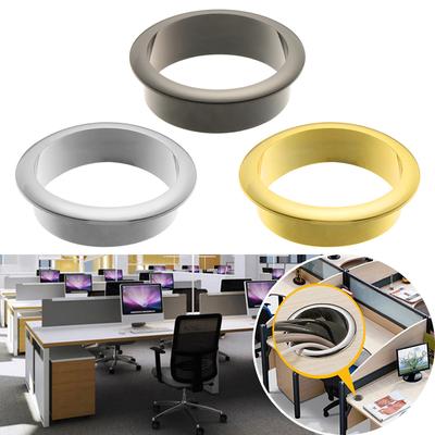 Practical Round Wire Hole Cover Office Computer Grommet Line Box Desk Table Cable Fastener Cable Clamp Buckle Line Organizer
