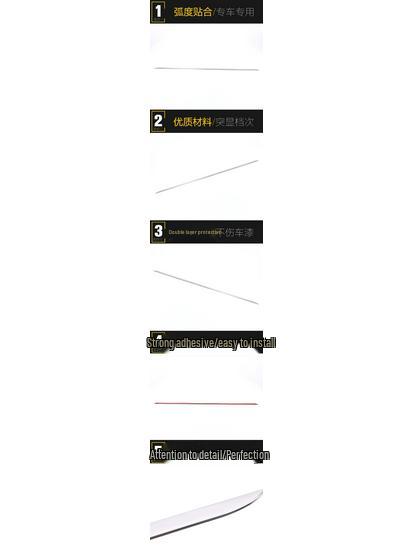 Universal Gravity UNIT Heckklappenverkleidung: Kratzfester, stoßfester Stoßfängerstreifen für 20 Modelle