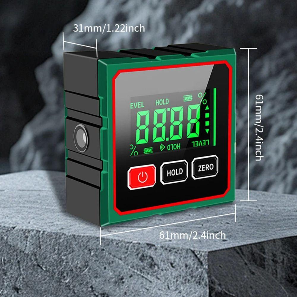 Magnetic Digital Angle Gauge 0-90° Range Bevel Gauge Magnetic Protractor  DIY Projects