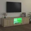 Vidaxl Szafka Pod Tv, Z Led, Dąb Sonoma, 140 X 40 X 35,5 Cm