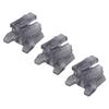3Pcs Plastic PCIe Slot Clips Easy Snap On Design Prevents Loosening During Movement For Motherboards