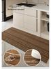 L-Shaped Nordic Kitchen Rug - Absorbent, Non-Slip, Wear-Resistant Polypropylene Mat