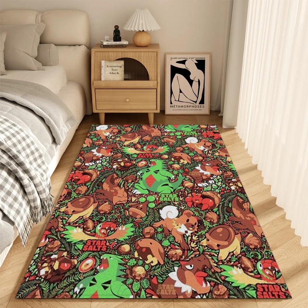 Fashion Entrance Mat Living Room Rugs Decoration P-Pokemon Bedrooom Carpet for Kitchen Balcony Bath Mats Doormat Front Door Rug