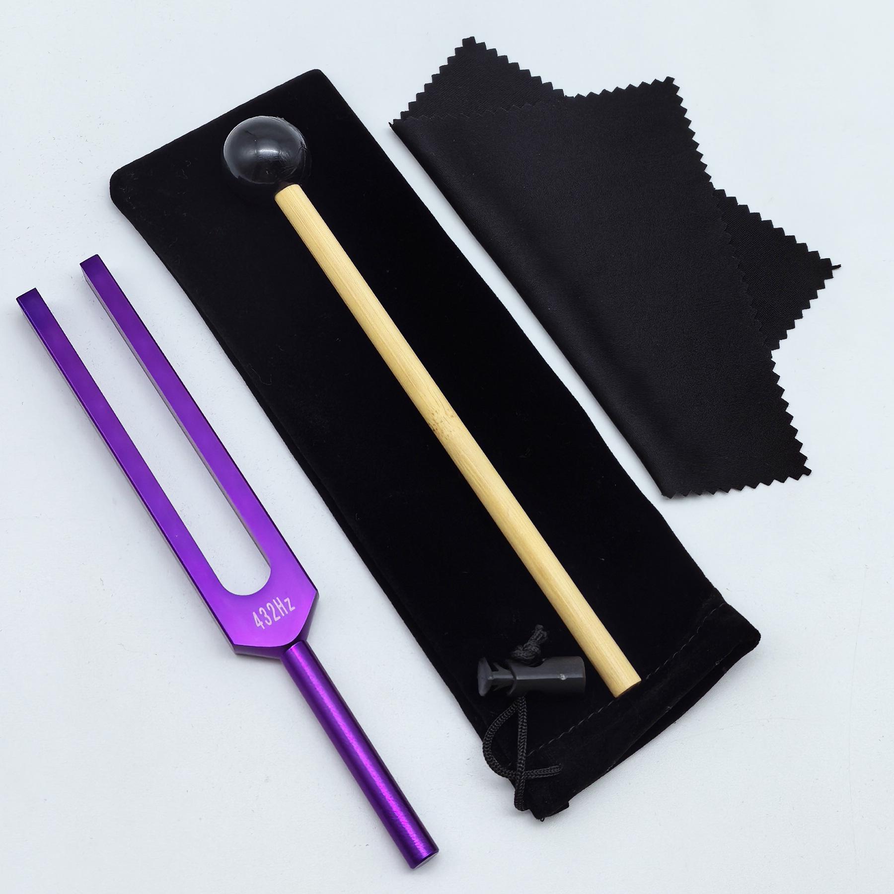

Gold 432HZ Aluminum Alloy Colored Tuning Fork with Triangle Shape. As shown in the picture set