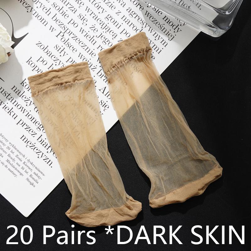 

20 пар летних носков Ice Silk, женские бесшовные короткие носки с прозрачными кристаллами, тонкие носки до щиколотки, оптовая продажа 20pairs