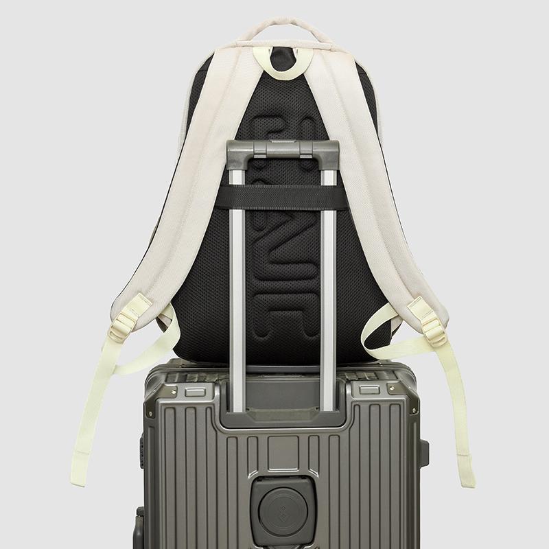 College Style Backpack Men's Large Capacity Backpack Junior Senior High School Student Contrast Color Campus Schoolbag