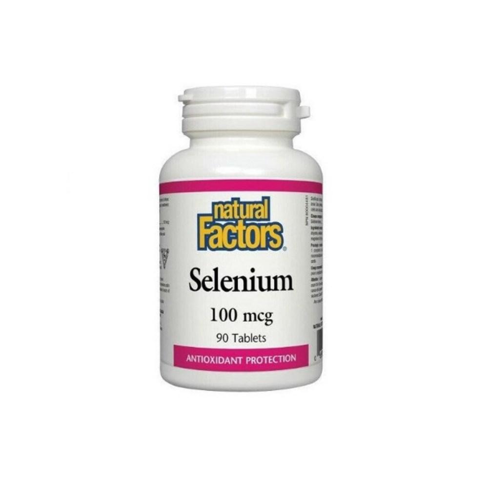 Natural Factors Selenium 100mcg 90 Tablets 1 Box