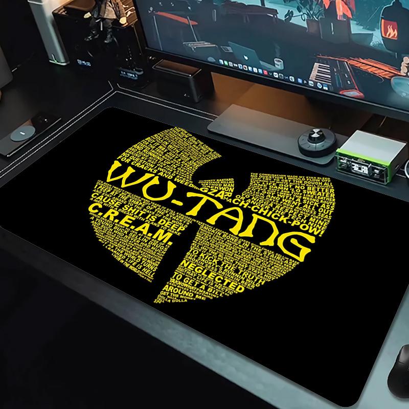 Wu‑Tang Clan Print  Cushion Non-slip Laptop Tablet Big Mousepad XXL Mat Mini PC Playmat With Lock Edge