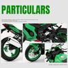 1/9 Scale Kawasaki Ninja ZX-10R Supermotor Alloy Metal Diecast Model Motorcycle Classic Ornaments Ornaments Outdoor Hobby Collection