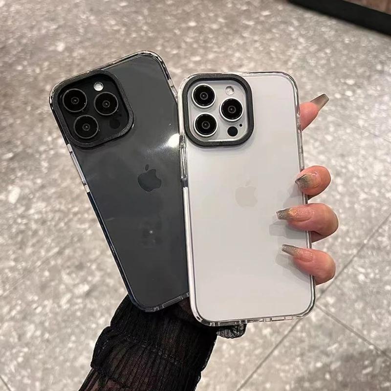 Transparent Phone Case For For Iphone 17 Air 11 12 13 14 15 16 Pro Max 7 8 Plus X Xs Max XR Clear Bumper Back Cover