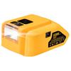 14.4V-20V LED Dual USB Charger Adapter for Dewalt MAX XR Lithium Battery