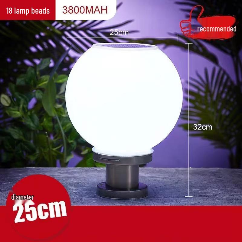

DreamBubble Outdoor Solar Acrylic Sphere Pillar Light