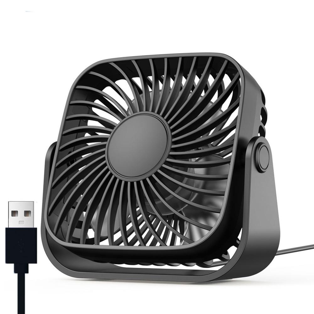 360° Rotating Electronic Fan 3 Speed Small Standing Fans Student Fan Table Cooling Fan Dormitory
