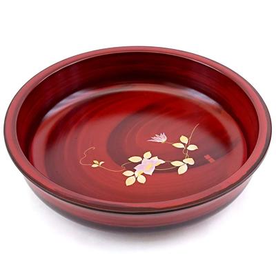 Ny Kakskål Träådring Kinosato 21cm Tillverkad i Japan 0011027 Nakanishi-kougei