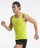 DEUXFISHING Essential Running Singlet Neon Lime