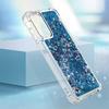 Case for Samsung Galaxy A15 5G, Glitter TPU Cover Clear Flowing Quicksand with Anti-Fall Bumper Corner Shockproof Protection Women Girly Case for