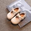 2024 New Leather Shoes for Girls Japan Style Cute Summer Breathable Baby Princess Simple Bow Children's Shoes Fashion Mary Janes