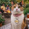 Metal NFC Pet Sensor Pendant Touch To Find Cat Dog Pattern Smart Identity Pendant Smart Sensor Safety Pet Information Card