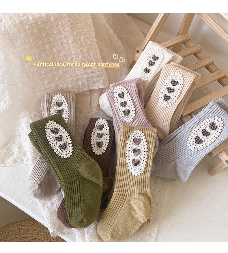 Minliu Autumn & Winter Candy Color Knitted Leggings for Girls - Baby Pants Outerwear & Tights Socks Combo