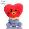 Hot  Animal Cartoons Baby Pendant Plush Keychain Toys Bangtan Boy Groups Peluches Cartoon Backpack Decoration Dolls Girls Gifts