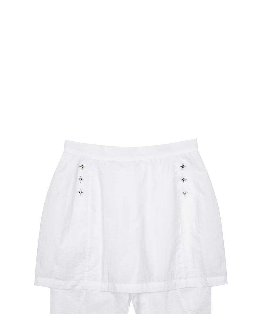 LUVISTRUE Py Rivet Skirt Pants(White)