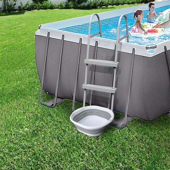 Faltbares Waschbecken aus Kunststoff, tragbares Pool-Fußbadbecken, Küche, Obst- und Gemüsewaschbecken, Fußbadwanne, Camping, Wäscherei, Autowaschbecken