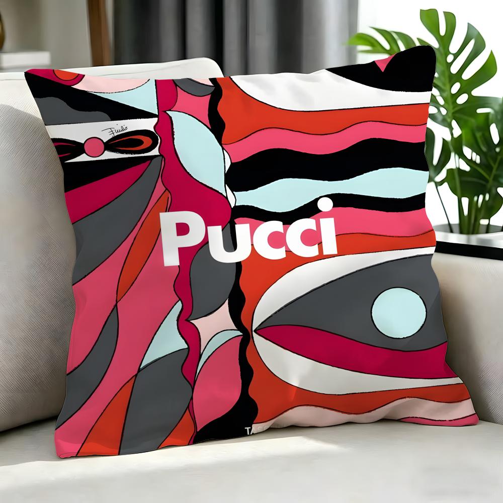 brand EMILIO PUCCI Cushion Cover Cushion Cover Set 4Pcs 50x50 45x45 40x40 Pillowcase Decorative Sofa Home Decor