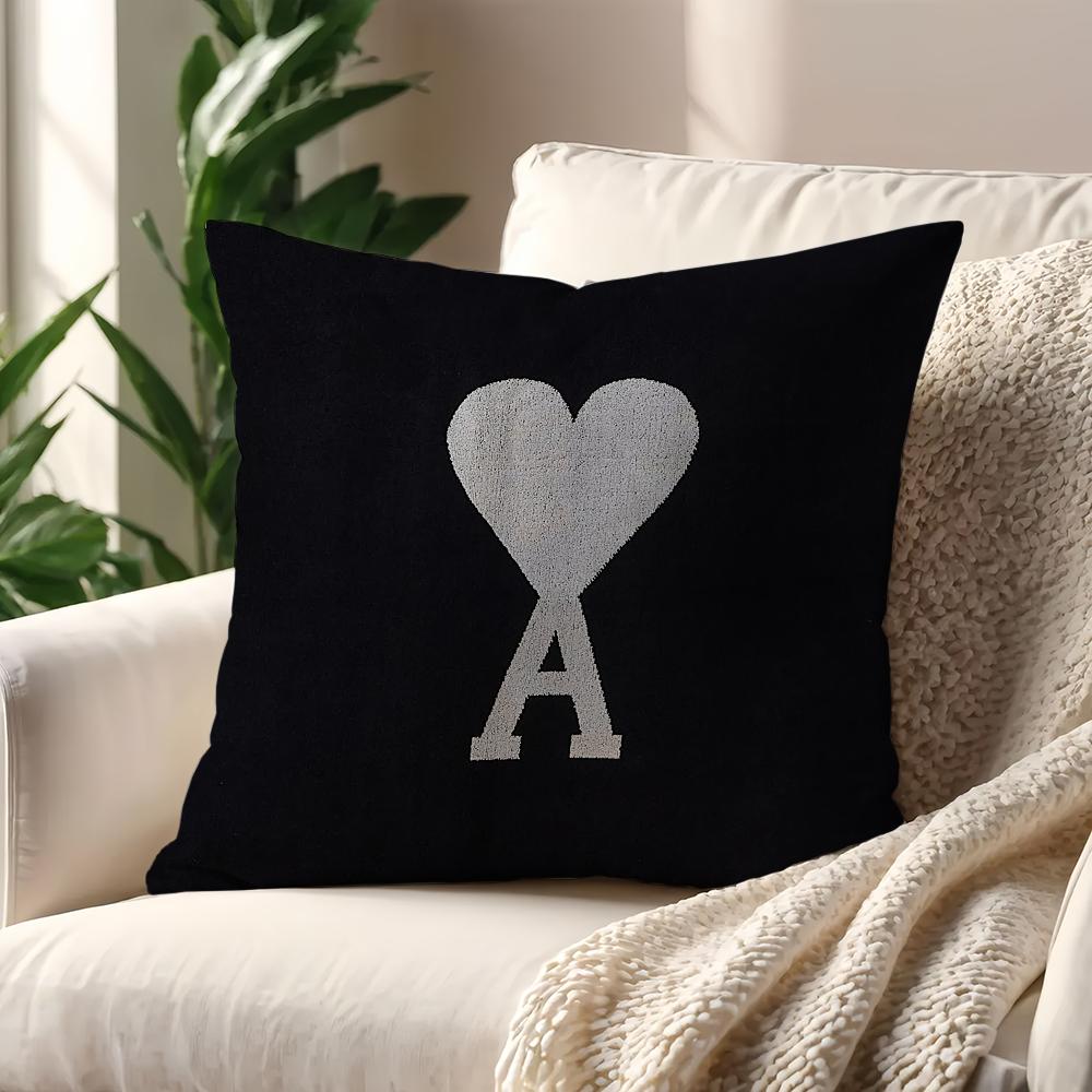 Luxury Brand A-Ami Logo Love cushion cover Pillow Sofa Printing Decoration Room Home Office Coffee Shop Car Nordic Simplicity