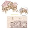 Activities Exercise Small Animals House Pet Gerbil Double Layer Villa D57B