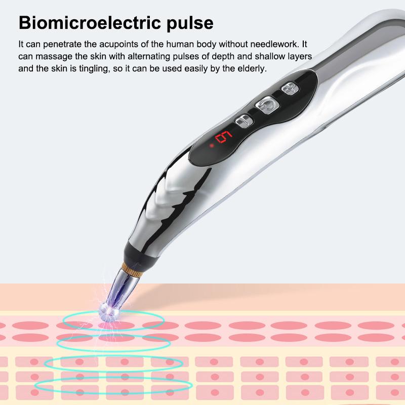 Electronic Acupuncture Pen Usb Meridian Acupoint Energy Acup Energy Circulation Massage Pen Physical Therapy
